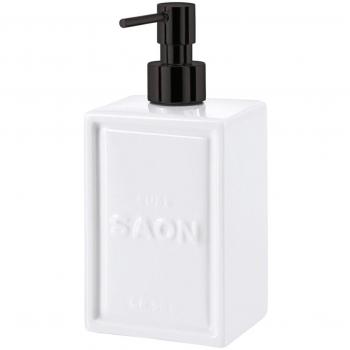 Dispenser sapone quadrato Lineabeta Saon bianco