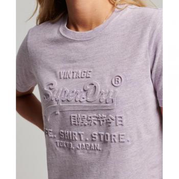 Superdry Vintage Embossed Logo T-shirt for Women