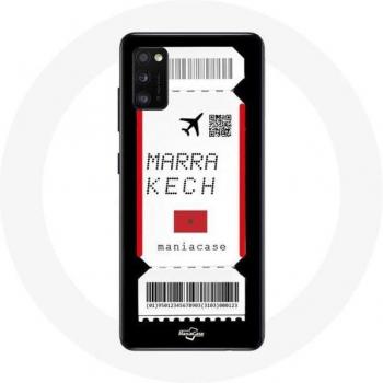 Cover protettiva Oppo A16 biglietto aereo