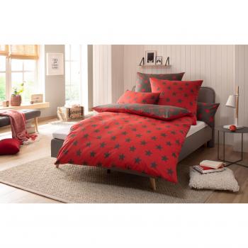 My home Wendebettwäsche STELLA, recycelte Polycotton-Bettwäsche mit Sternen