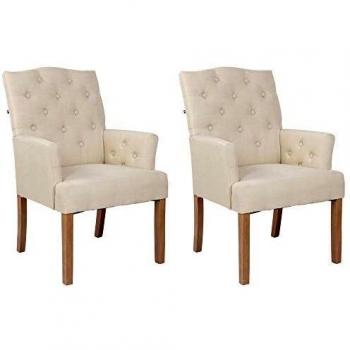 Set de butacas de salón Sugar en tono crema antiguo