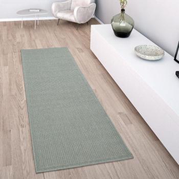 Tapis de Terrasse Monochrome Vert 80x200 cm