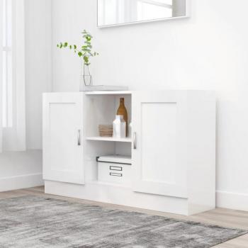 Jinlefu Credenza Legno Bianco 120x30,5x70