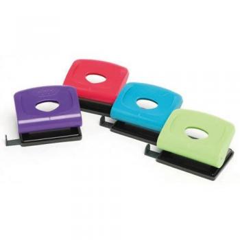 Marbig Medium 2-Hole Punch with 20 Sheet Capacity in Assorted Colours