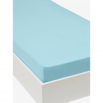 Drap-housse jersey bleu pour chambre d'enfant