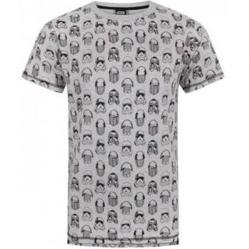T-shirt da uomo Star Wars The Last Jedi design totale