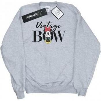 Disney Women's Minnie Mouse Vintage Bow Pullover