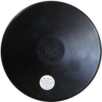 Red & Black Rubber Discus for Athletics – Unisex, 1 kg