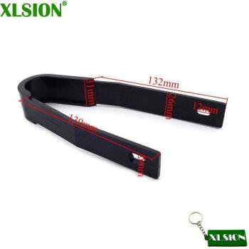 XLSION Chain Guard con Deslizador y Brazo Basculante para Bici Pit Dirt