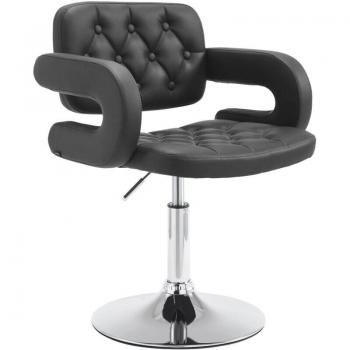 Lounge Accoudoir Noir PVC