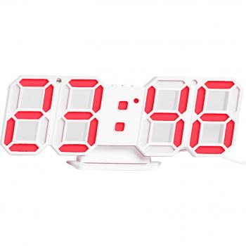Reloj de Mesa LED 3D Azul y Brilloso