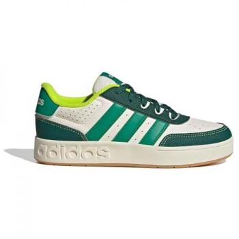 Adidas White Breakbase Lace Trainers – Kids Edition