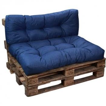 Assise Dossier Palette Bleu Premium