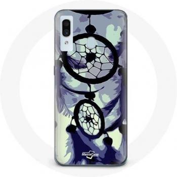 Coque Attrape Rêve pour Samsung Galaxy A20e en Violet et Noir