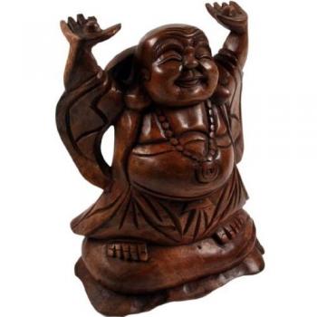Guru-Shop Lucky Buddha Figur 20 cm