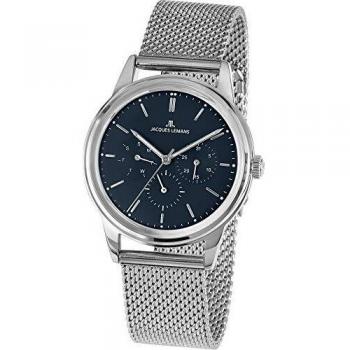 Jacques Lemans Retro Classic 1-2061H Armbanduhr, Silber