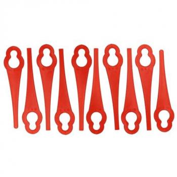 TagliaBordi MacAllister: Lama di Ricambio 10x in Nylon/Plastica – Rosso