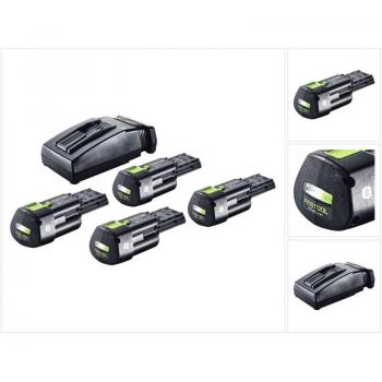 Set de Baterías Li-Ion Festool 4x 18 V 3,0 Ah