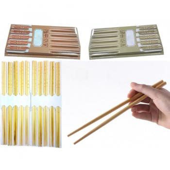 Set di Bacchette in Bambù per Cibo Giapponese