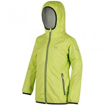 Veste déperlante Regatta Lever II Enfant LimeZ/SlGrey XXS