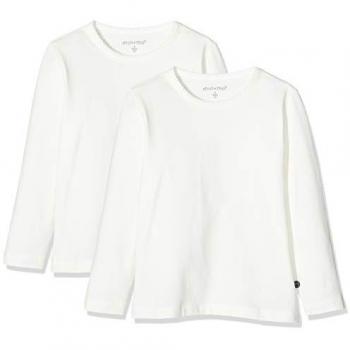 Kinderlangarmshirt Basic 35 L/S 2‑Pack – Weiß