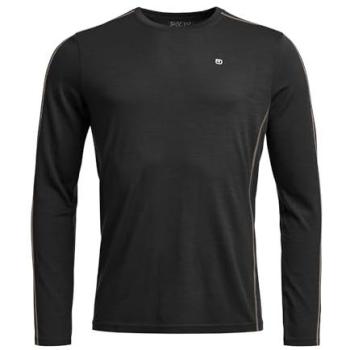 Ortovox 185 ROCK N WOOL Long Sleeve Herren – Black Raven (2026)