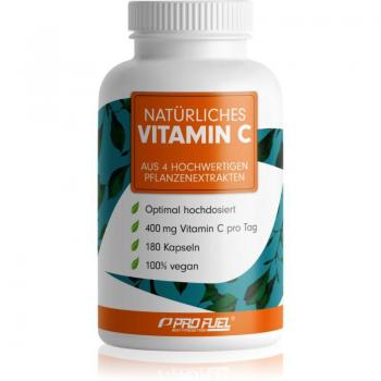 ProFuel Vitamin C Power Pack – 180 Kapseln, ohne Zusatzstoffe
