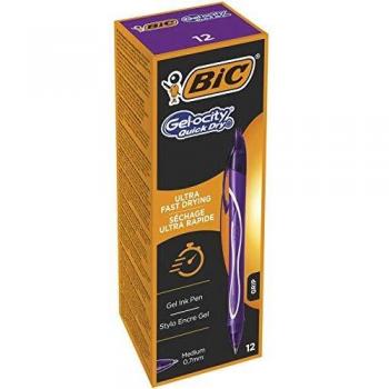 BIC Gel-ocity Quick Dry Kugelschreiber, Gel-Tinte, mittlere Spitze