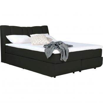 Boxbett Hailey, INOSIGN, grau, mit luxuriösem Kopfteil