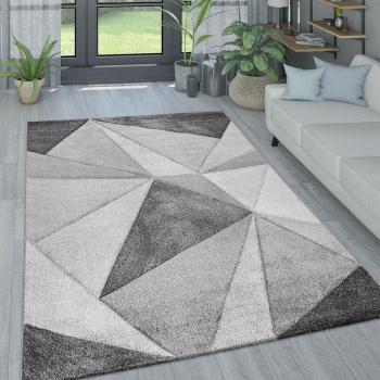 Tapis Chic Salon Losanges 160x230 Cm, Gris