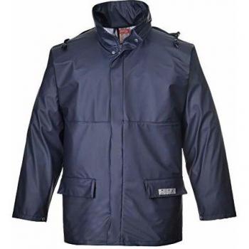 FlamePort FR46 Azul Marino – Chubasquero Ligero con Propiedades Igniﬁgues