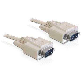 DeLOCK 5 m Serial Cable – DB‑9 (SUB‑D) – Beige