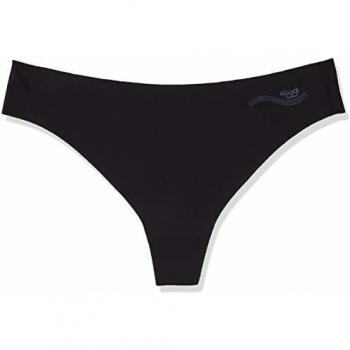 Sloggi ZERO Feel String EX, Slip, Mujer, Negro (Black), XS