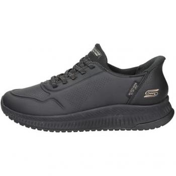 Skechers Bobs Squad 4 Key‑Look Sneaker – Black (Women's UK 5)