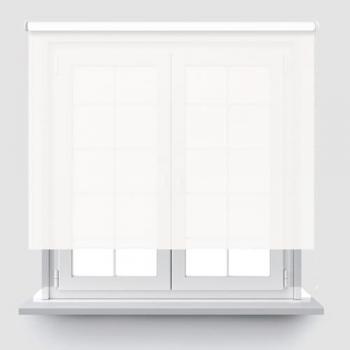 Persiana enrollable screen basic 5% blanco 120x200cm