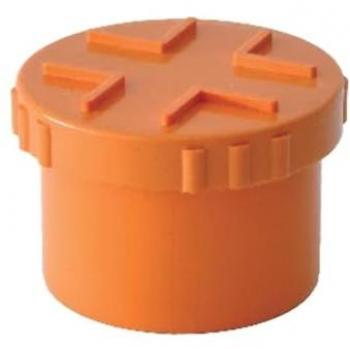 TUYAUX RIGIDES PVC ORANGE 50MM