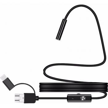 8.0Mm Waterdichte Endoscoopcamera 720P HD met USB, 8 LED's en 1/2M kabel voor Android en PC