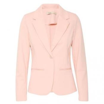 Fransa Damen Kurzblazer FRZablazer mit Stretch, 1-Knopf, Paspeltaschen, Regular Fit, Größe L, Farbe Peachskin