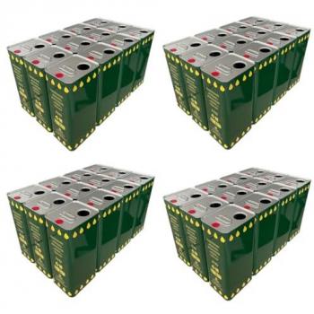 Lattina 5 Litri per Olio Extravergine Doppio Tappo Conf. 48 Pezzi