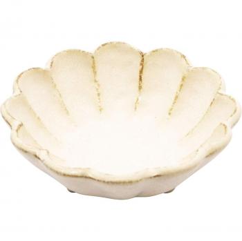 Nerika Mino Ware 12‑cm White Small Dish – Made in Japan, Rinka 555-0004