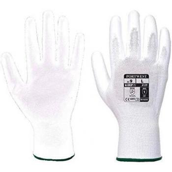 Gants Portwest Enduits PU – Paume en Polyuréthane, 480 pièces, blanc, M