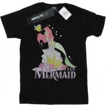 T-shirt noir garçon Disney La Petite Sirène Nostalgie Effacée 12-13 ans