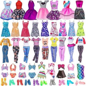 Barbie Fashion Set: 32 Piezas de Ropa y Calzado