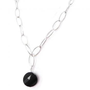 Altesse Collier Argentato Calypso Nero (I3166)