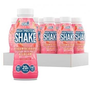High Protein Shake Fraise & Crème (8x330ml)