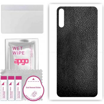 Apgo Black Leather Wrap Film for Huawei Enjoy 20e Pro