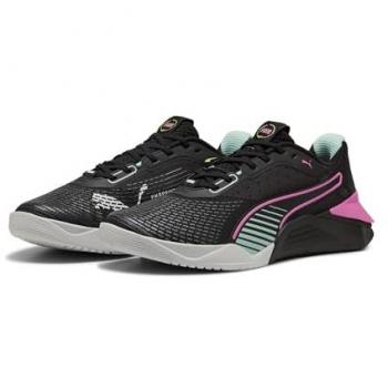 PUMA Fuse 4.0 Donna Nero Puro Rosa Turchese 38.5