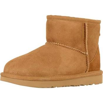 UGG Kids Classic Mini II – Braun Lederstiefel