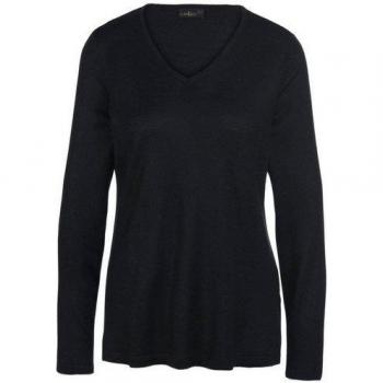 Pull en V noir taille 44