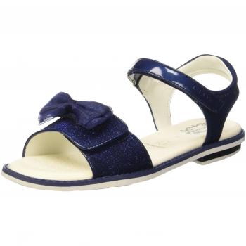 Geox Jr Giglio A Sandali con Zeppa Blu Bambina